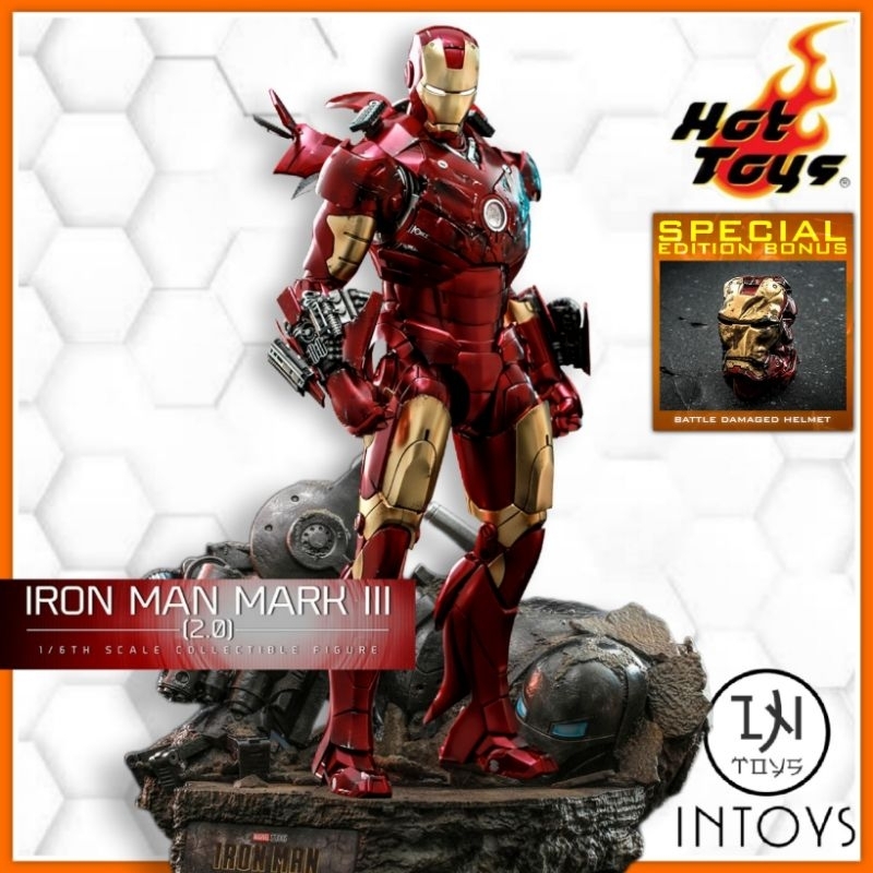 HOT TOYS - IRON MAN MARK III / MARK 3 2.0 [ DIECAST ] (SPECIAL EDITION) - MMS664D48B : IRON MAN 1