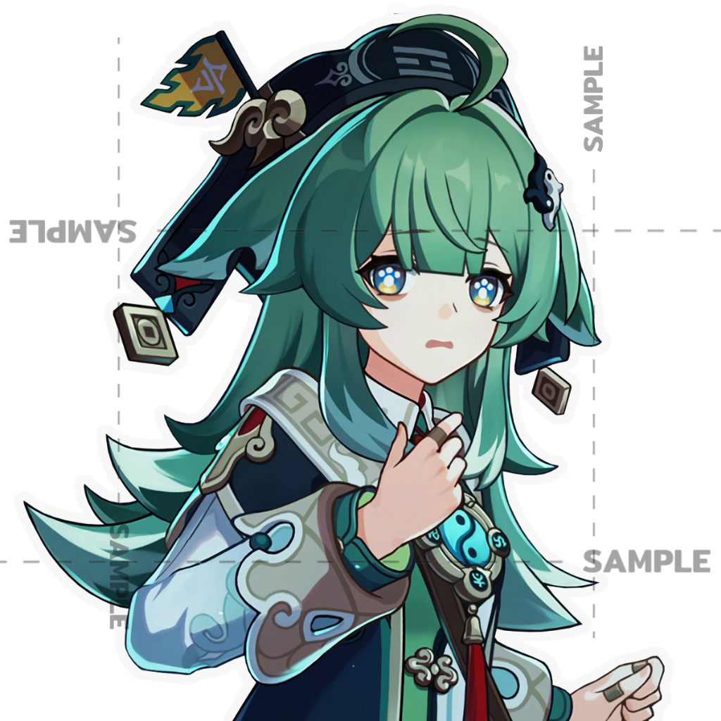 Hou hou honkai star rail สติ๊กเกอร์ 2 แผ่น honkai star rail Stickers 2 PCS Houhou Star rail