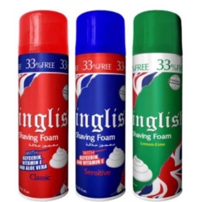 Inglish shaving foam อิงลิช โฟมโกนหนวดจากอังกฤษ