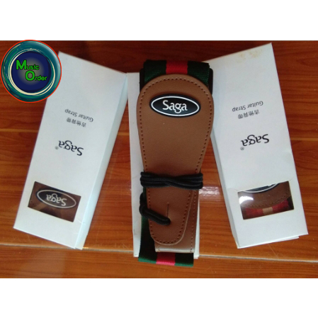 สายสะพายกีตาร์Saga Guitar Strapใช้ได้ทั้งกีตาร์และเบส ดีไซน์สวย*สามารถปรับระดับได้* คงทนต่อการใช้งาน