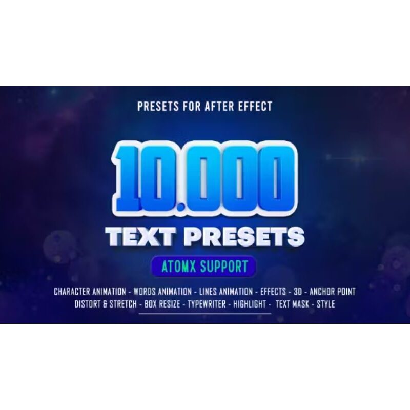 Text Presets for After Effects