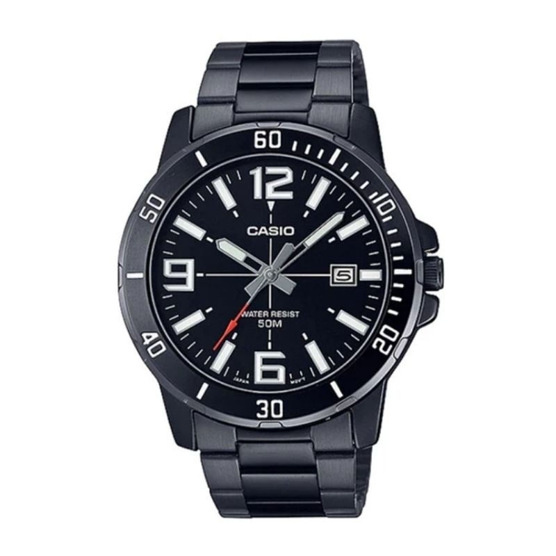 CASIOนาฬิกาข้อมือผู้ชายรุ่นMTP-VD01B-5ของแท้ รับประกัน 1 ปี