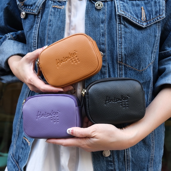 ❤️❤️กระเป๋าใบกลมๆ น่ารักสุดๆ หนังวัวแท้ รุ่น Dorayaki (Hatsukoi Leather Pouch)
