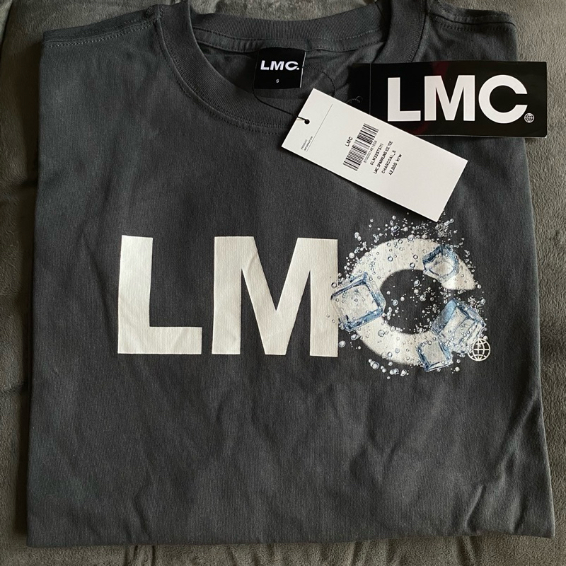 [LMC] LMC charcoal เสื้อยืดเกาหลี เสื้อ LMC size S