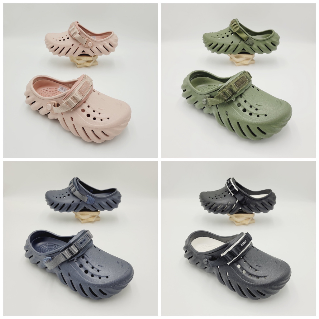 รองเท้าลำลองแฟชั่น ผู้ใหญ่ สไตล์ Crocs Echo Clog