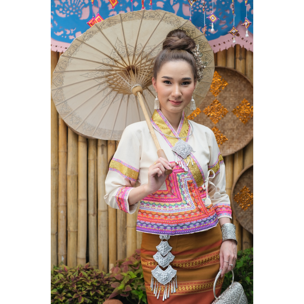 เสื้อผ้าฝ้ายพื้นเมือง รุ่น เจ้านางล้านนา11