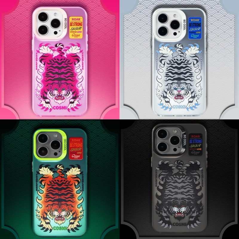 Cosmi case 💯 fire tiger✨ เคสด้าน ส่งฟรี✅