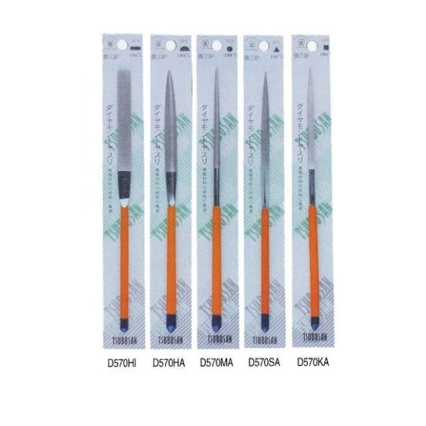 Tsubosan ตะไบเพชร สามเหลี่ยม 3×140 mm D350