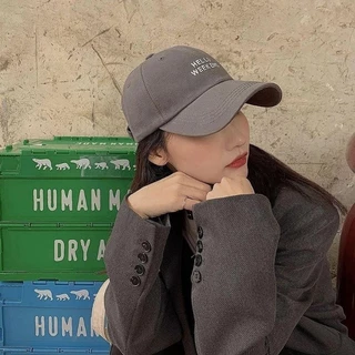 HAT02 สินค้าพร้อมส่งหมวกแก๊ปกันแดด หมวแก๊ปปักอักษร สไตล์เกาหลี