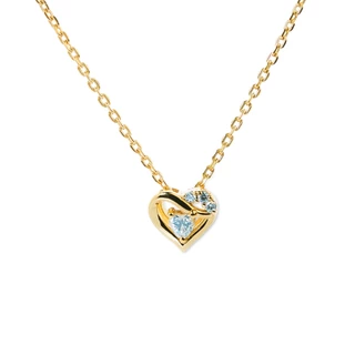 Jewellista สร้อยเงินแท้ 925 พร้อมจี้หัวใจ Holy ประดับพลอย CZ