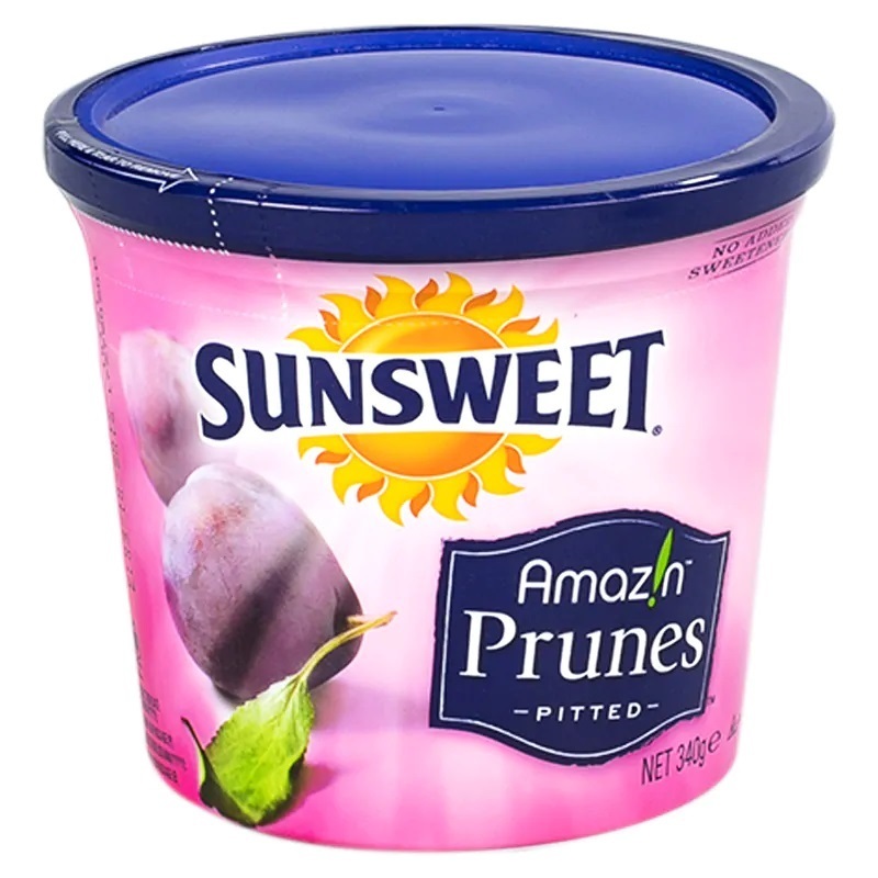 Sunsweet Amazin Prunes ลูกพรุนอบแห้ง ขนาดกระปุกละ 340 กรัม EXP.06/10/2025
