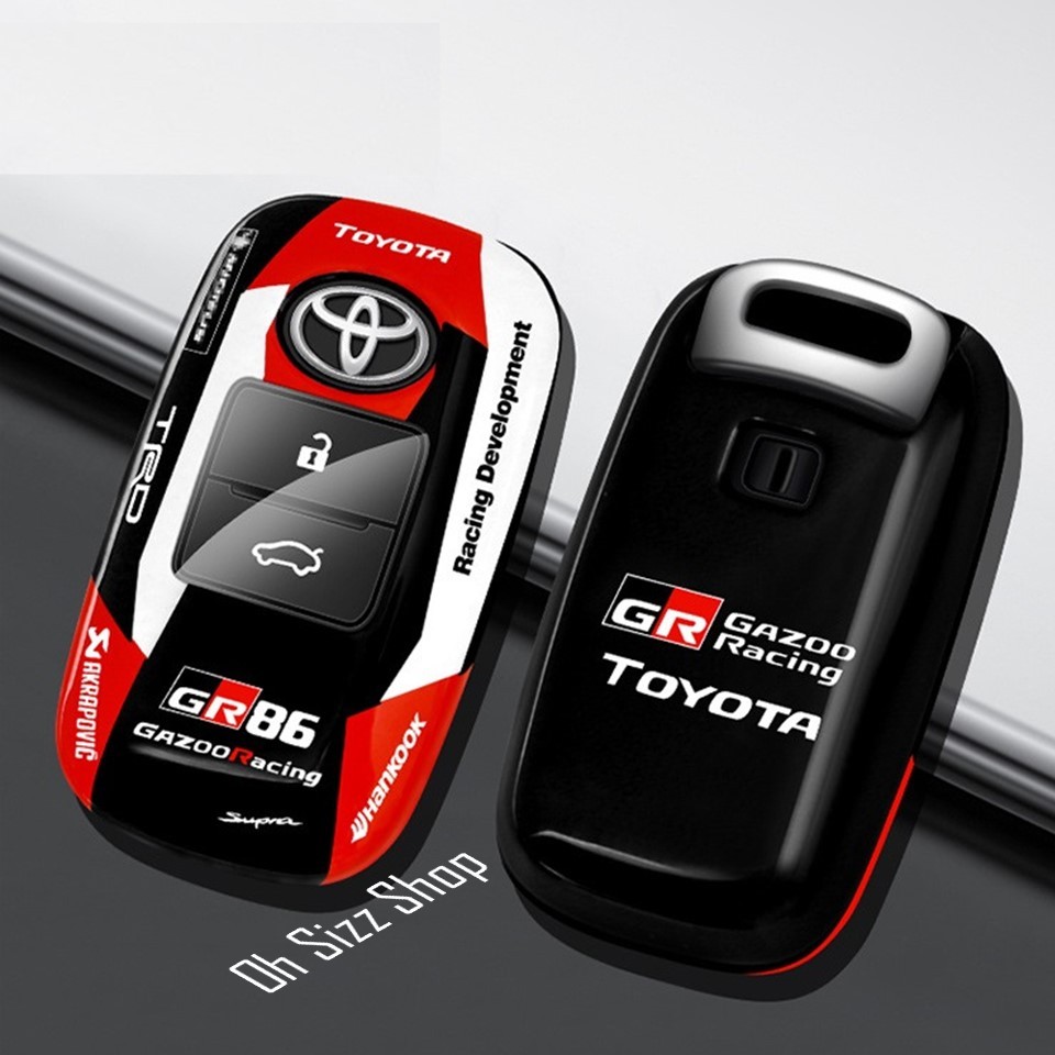 เคสรีโมทรถ Toyota Yaris Cross  Yaris ATIV   Veloz 2023  แบบลาย GR Sports  สามารถดึงกุญแจในรีโมทได้ ด้านหน้าปุ่มกดปกป้องก ราคา ถูกที่สุด ดีลบีเคเค แกลเลอรีภาพที่ 6