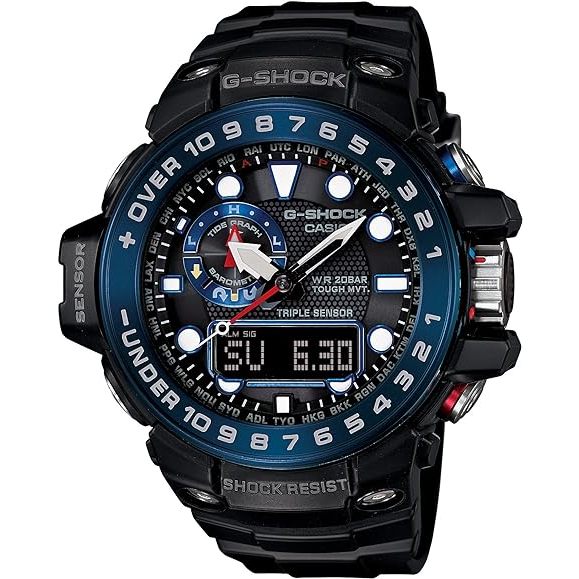 [Casio] นาฬิกา G-Shock [ของแท้ในประเทศ] GULFMASTER Radio Solar GWN-1000B-1BJF สีดำ