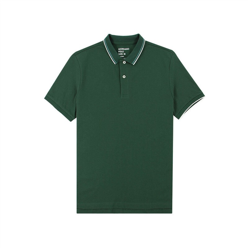 GIORDANO เสื้อโปโลผู้ชาย Men's Tapered Polo 01013210