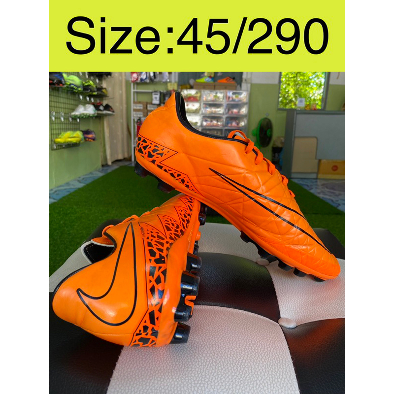 Nike Hypervenom Size:45/290 รองเท้าสตั๊ดมือสองของแท้ทั้งร้าน