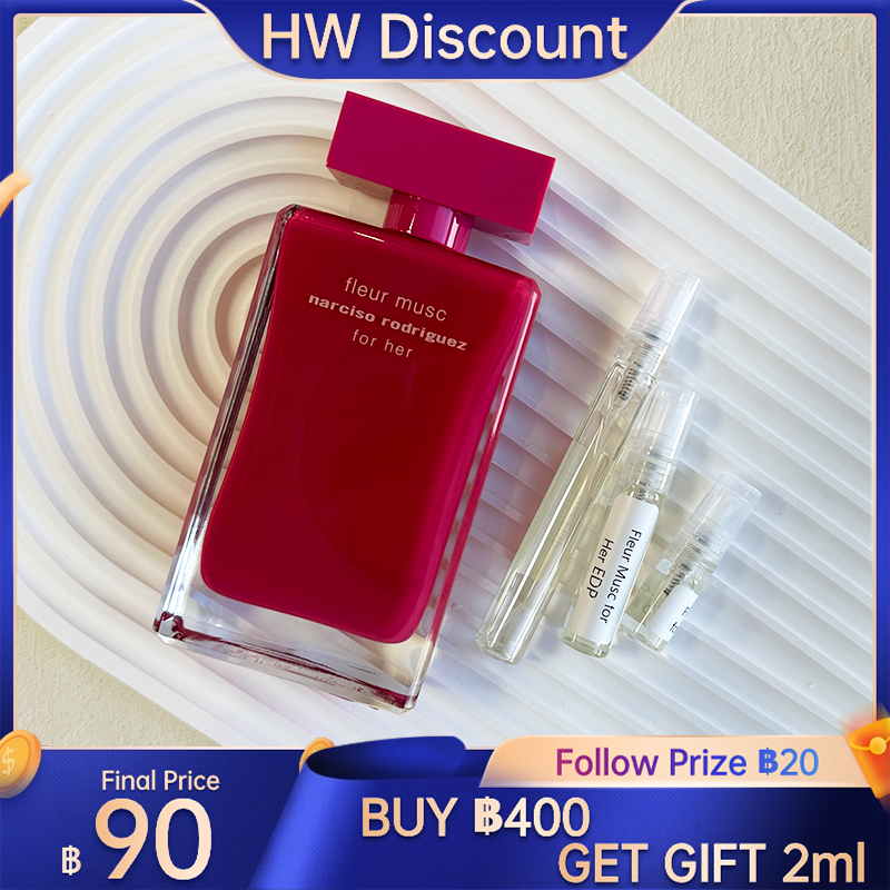 「 พร้อมส่ง ของแท้」Narciso Rodriguez Fleur Musc for Her EDP 2ml/5ml/10ml「For Women Perfume」