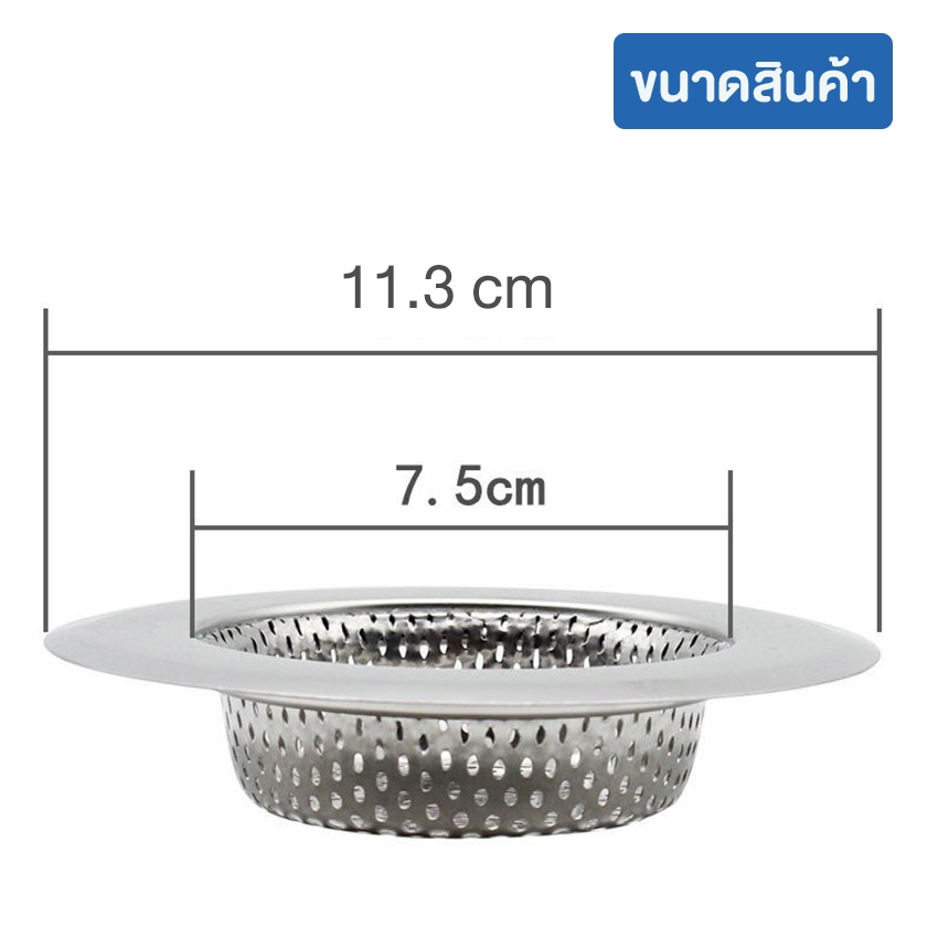 MegaHouse ที่กรองเศษอาหาร ตะแกรงรองซิงค์ ตะแกรงห้องน้ำ No.Y131 Y788 - รูปที่ 6