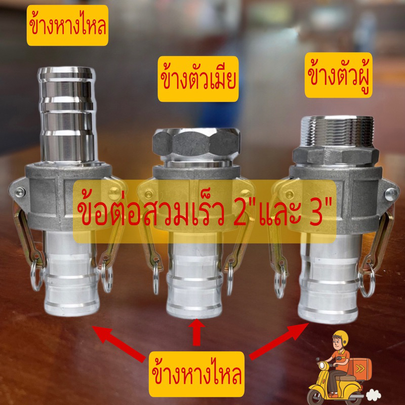 พร้อมส่ง ข้อต่อสวมเร็ว