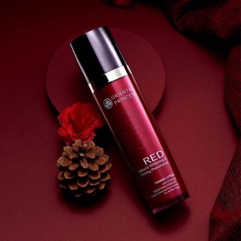 แท้ โทนเนอร์Red Oriental Princess RED Natural Whitening & Firming Phenomenon Toning Lotion 120ml.