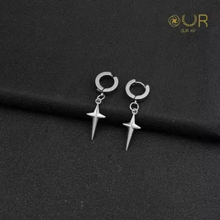 Our XX Holy hoop-Clip ต่างหูเจาะและหนีบ วัสดุไทเทเนียมเกรดเครื่องมือแพทย์ (P032-P034)(C055-C057)