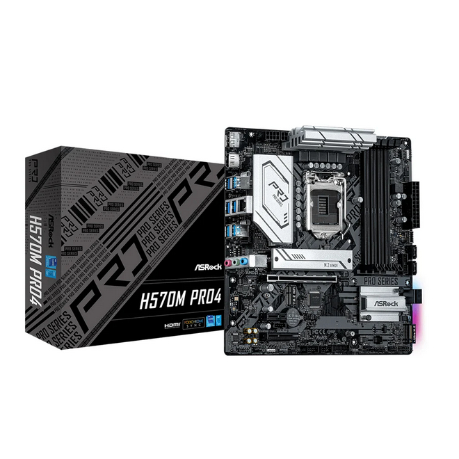 MAINBOARD (เมนบอร์ด) 1200 ASROCK H570M PRO4