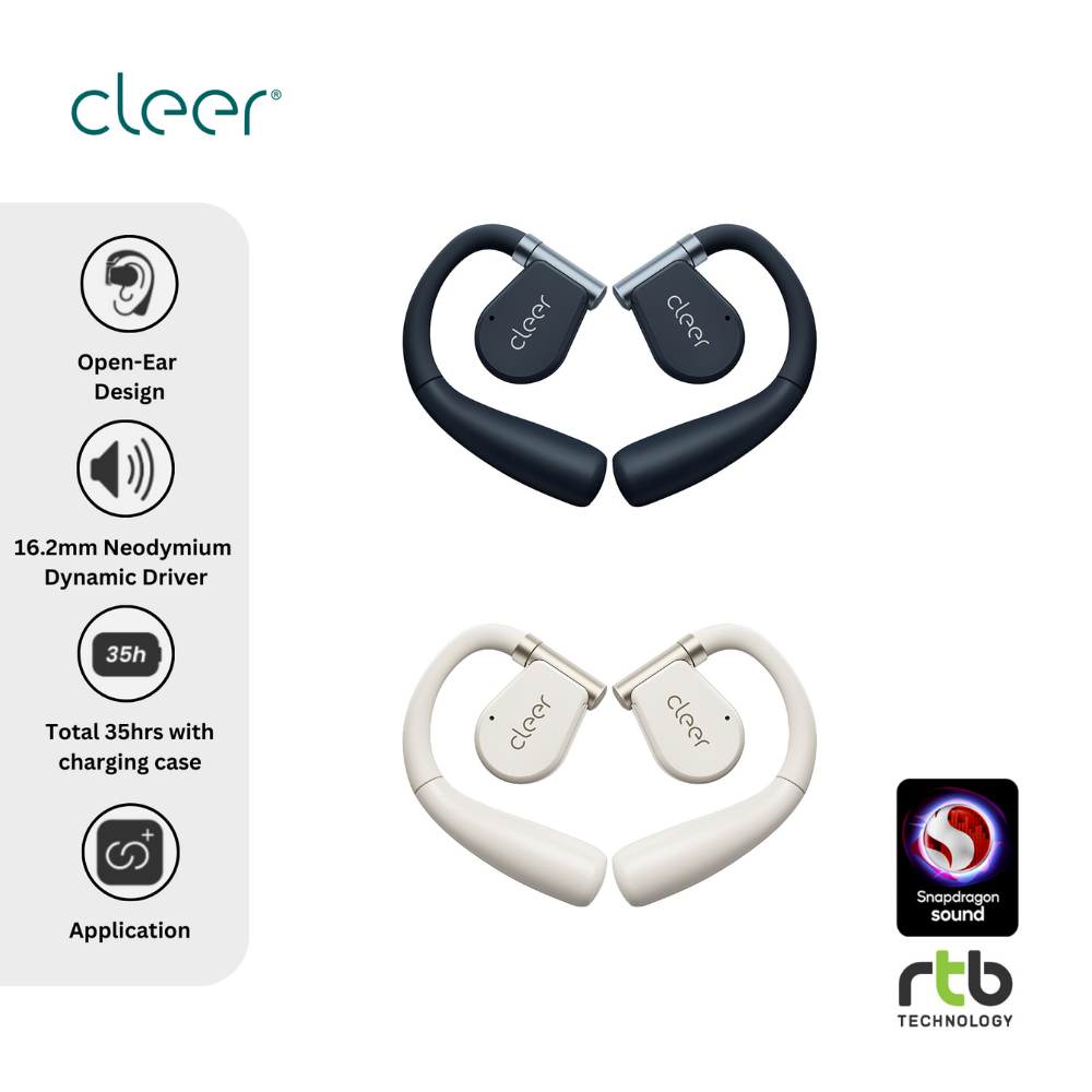 Cleer ARC II MUSIC หูฟังบลูทูธ Open Ear True Wireless Earbuds หูฟังสำหรับฟังเพลง by RTB