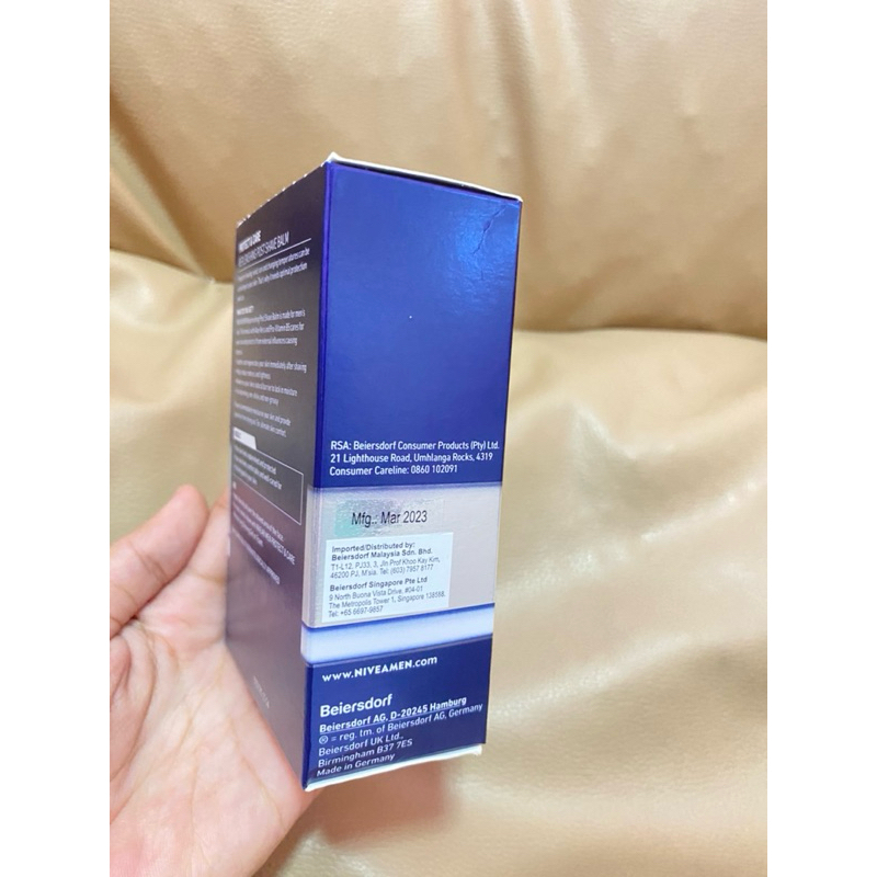 ❗️❗️ของแท้พร้อมส่ง❗️❗️ Nivea Men Protect&Care Post Shave Balm 100ml. ผลิตภัณฑ์บำรุงผิวหน้าหลังโกนหนวด - รูปที่ 3