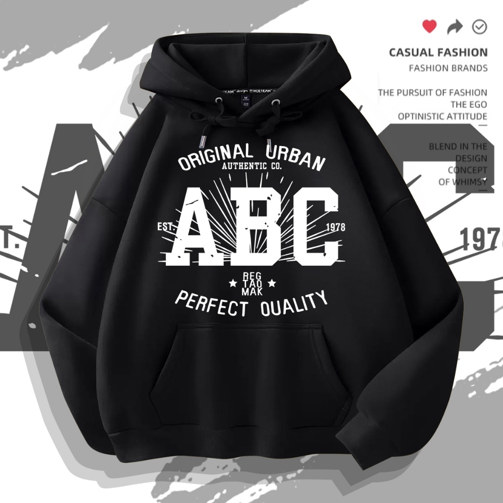 L572 เสื้อฮู้ดลายแฟชั่นสวยน่ารัก.เสื้อแขนยาว.มี7สีหลายไซส์(S-3XL)