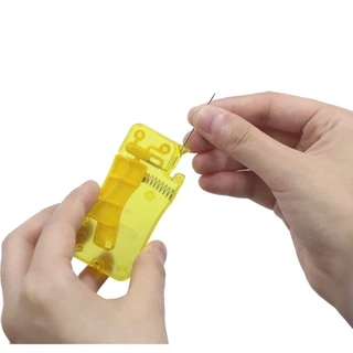 🧸ที่สนเข็มอัตโนมัติ ที่ร้อยด้าย อุปกรณ์ช่วยร้อยด้าย เครื่องมือสนเข็ม แบบตลับ