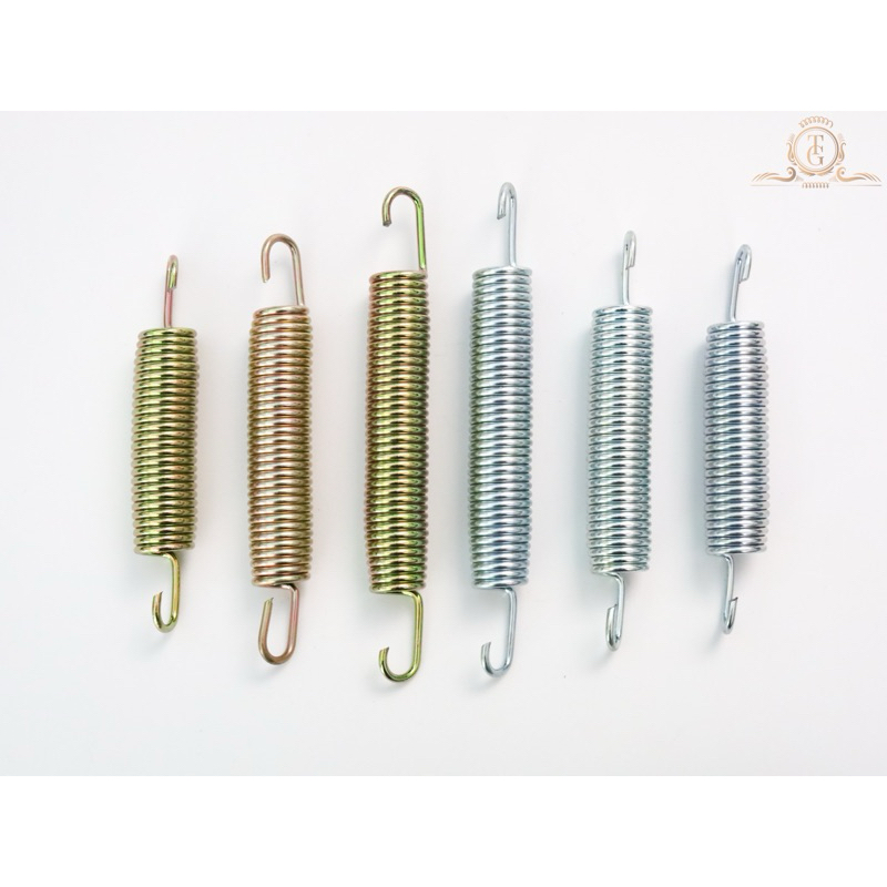 สปริงเเทรมโพลีนขนาด3.5นิ้ว -11นิ้ว หรือ 9-28 cm วัสดุ เหล็กไทย ใช้กับเเทรมโพลีนขนาด 6 8 10 12 14 16 18 20