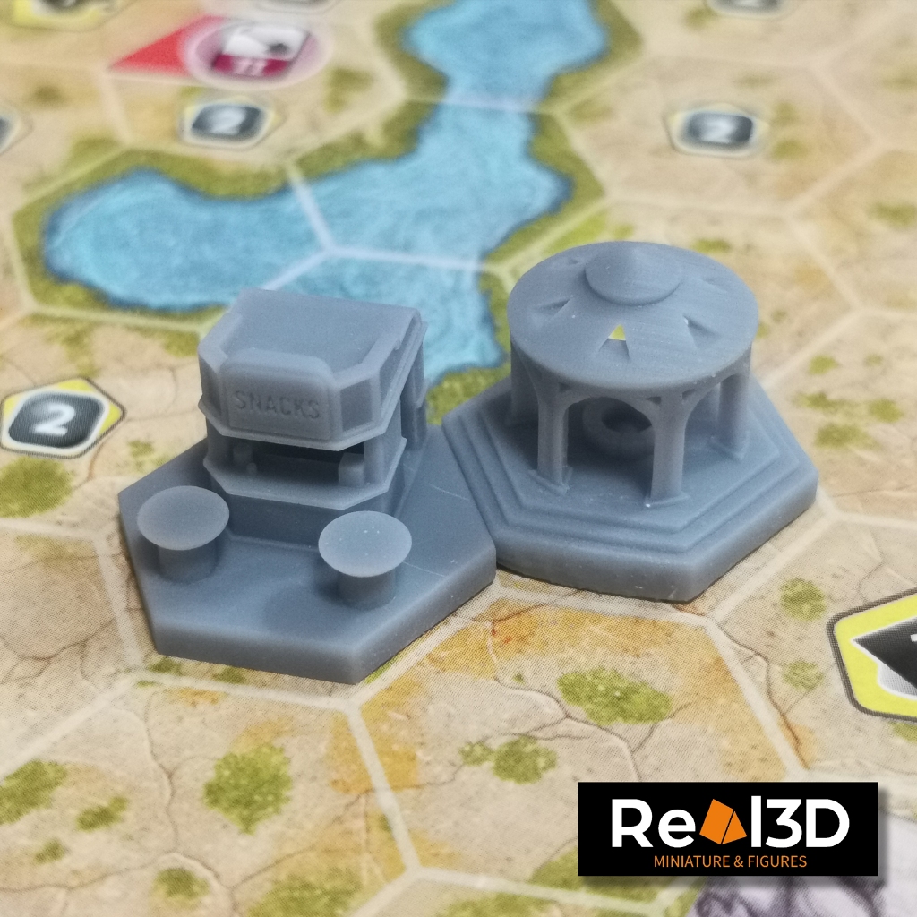Kiosk & Pavillon สำหรับบอร์ดเกม Ark Nova
