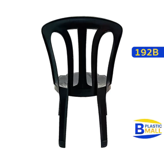 [เก้าอี้เด็ก] Luckyware เก้าอี้พลาสติกมีพนักพิง สำหรับเด็ก สีดำ รุ่น 192B