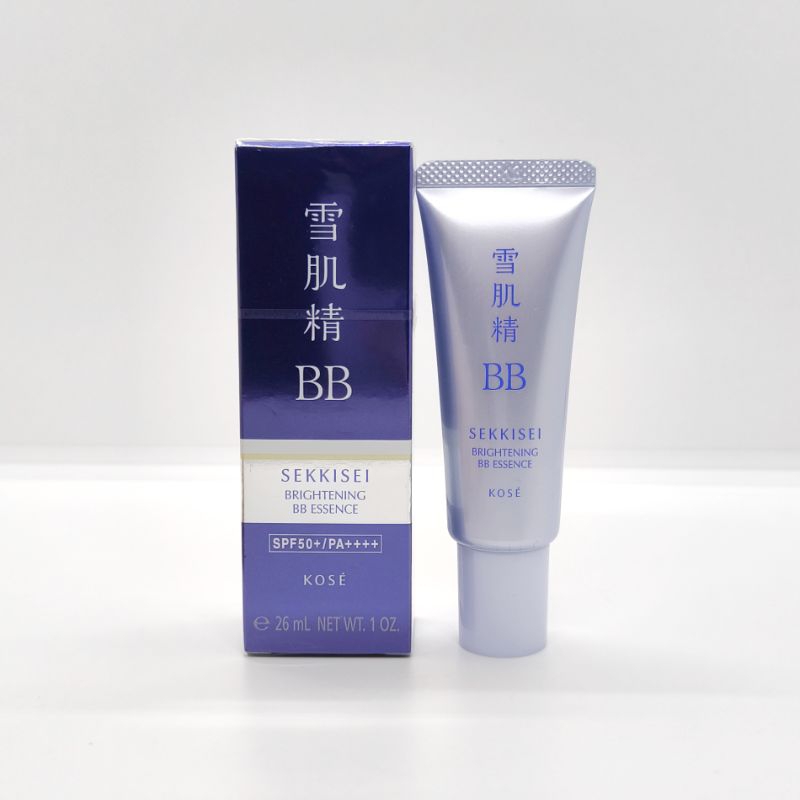 ❄️ KOSÉ SEKKISEI BRIGHTENING BB ESSENCE 26 ml. (30g.) SPF50+/PA++++ บีบีครีมรุ่นอัพเกรดช่วยปกปิดปรับสีผิวให้เป็นธรรมชาติ