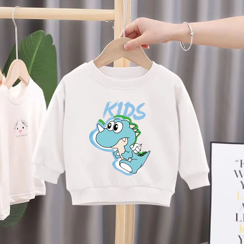 ผ้าบาง ๆ เสื้อกันหนาวฤดูใบไม้ร่วงยอดนิยมเด็กผู้ชายแฟชั่นเด็กผู้หญิง สีพืัน --KFC-881371มังกร