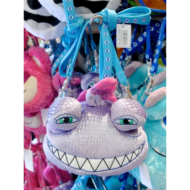 Tokyo Disney Resort Monsters Inc Randall Inc Plush Pass Case Coin Purse TDR กระเป๋าคล้องคอ สะพายข้าง
