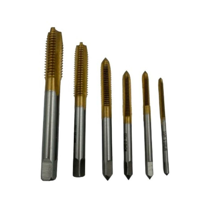 ชุดดอกสว่านต๊าปเกลียว 6 ดอก 6pcs Metric Thread M3-M10 Titanium Coated HSS Drill รุ่นไทเทเนียม