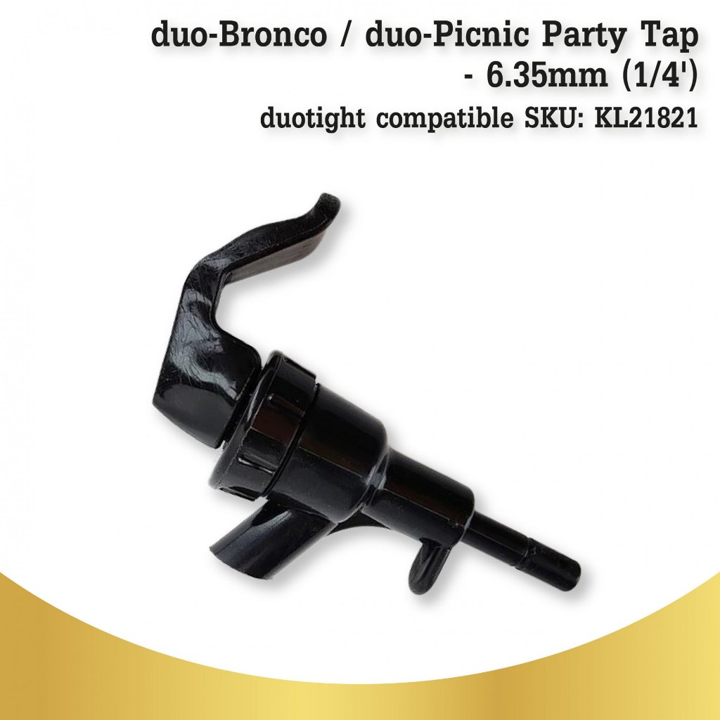 duo-Bronco / duo-Picnic Party Tap - 6.35mm (1/4') duotight compatible
