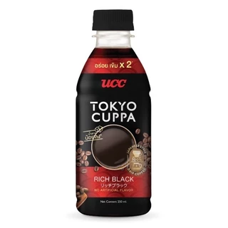 (แพคสุดคุ้ม) ยูซีซี โตเกียวคัปป้า แบล็ค กาแฟปรุงสำเร็จพร้อมดื่ม 250 มล. สูตรใหม่ (6) Tokyo Cuppa Black