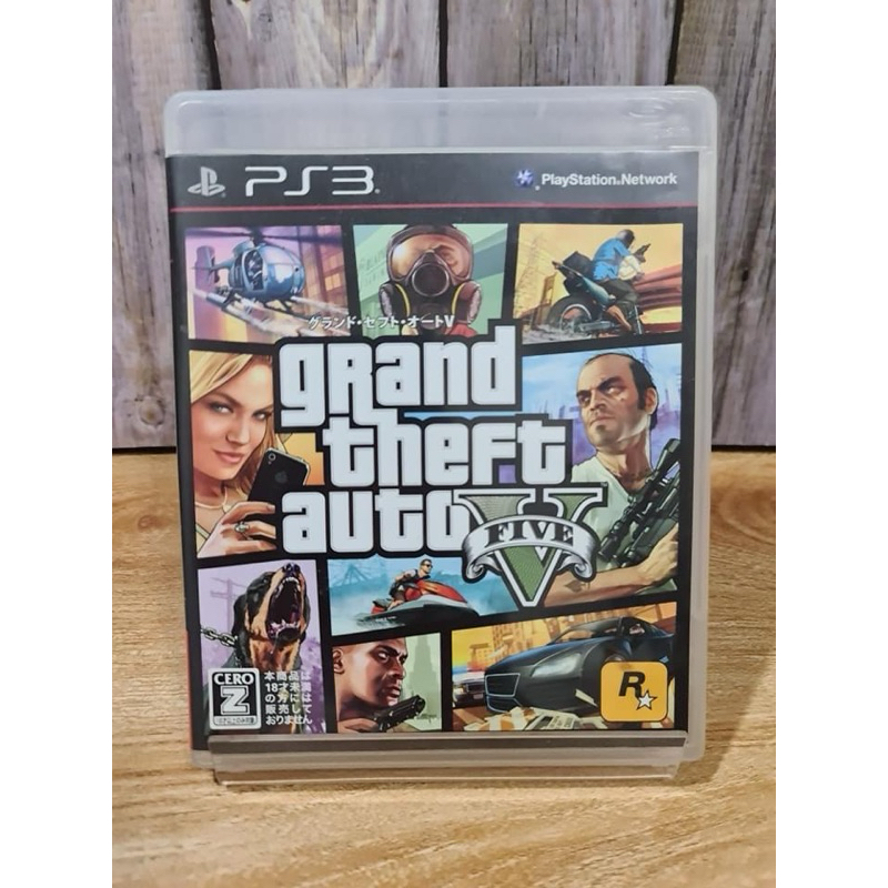 แผ่นเกมส์ Ps3 (PlayStation 3) เกมส์  Gtav Gta 5 ( Eng ) Zone2 JP