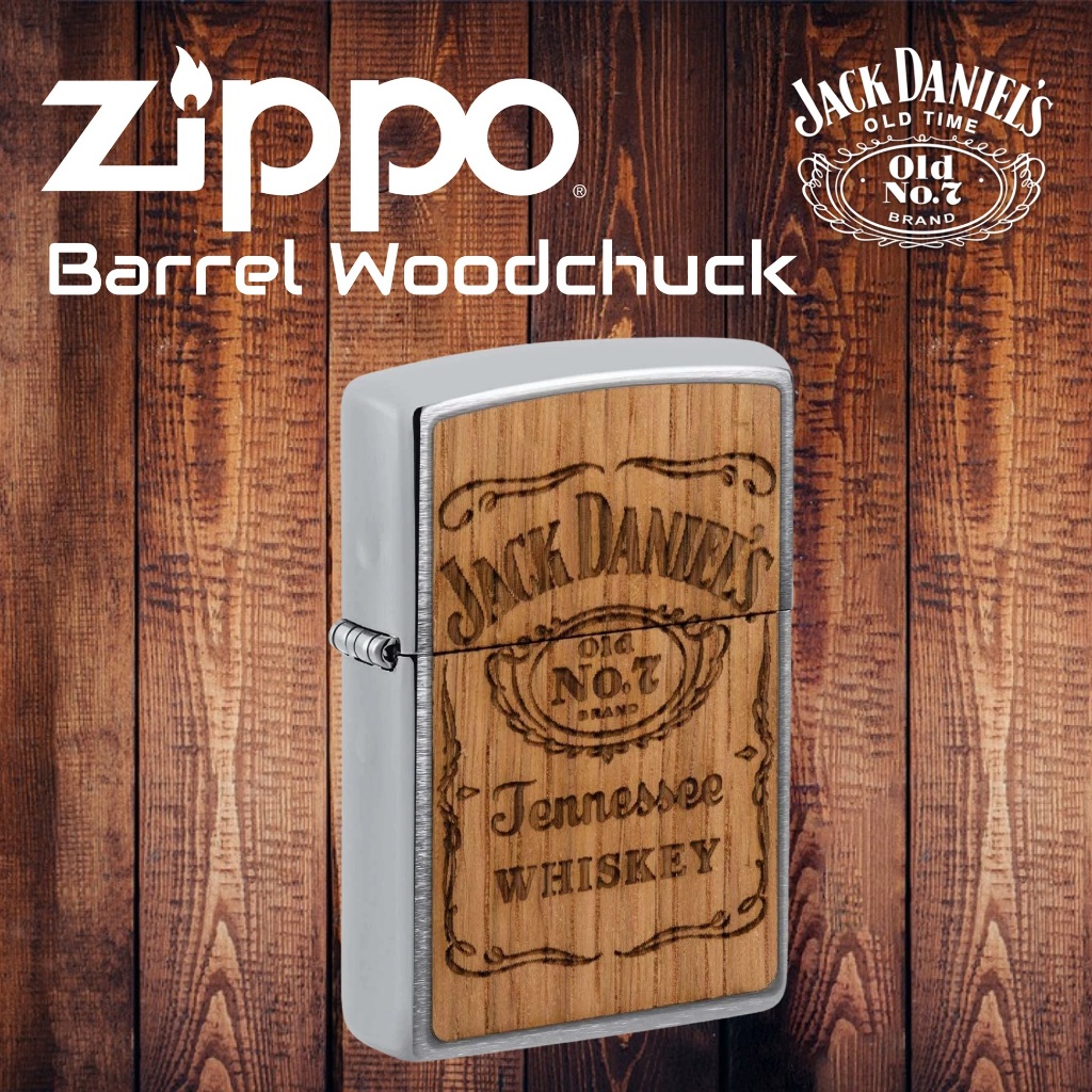 Zippo Jack Daniel's Barrel Woodchuck, 100% ZIPPO Original from USA, new and unfired. Year 2022