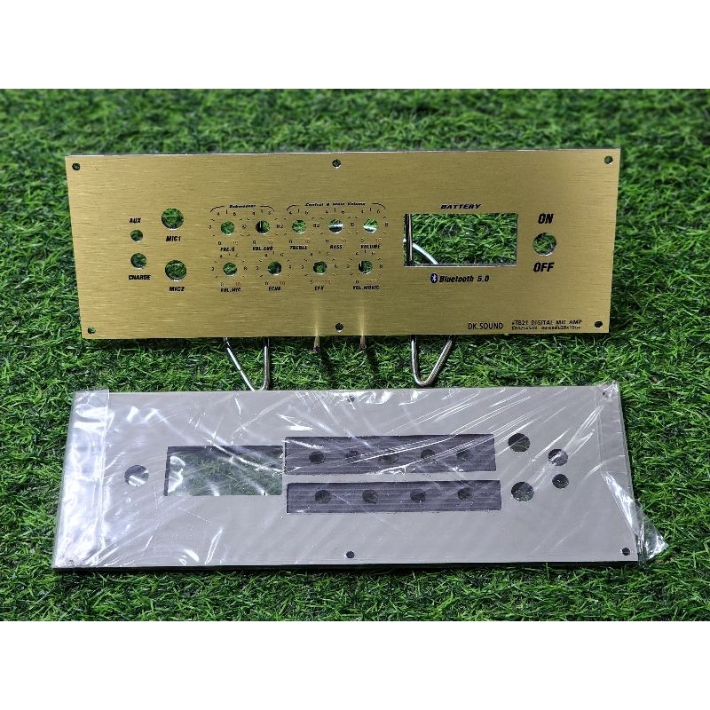 เพลทตู้ลำโพงบลูทูธ รุ่น ZK-TB21 + ไมค์ zk-amp วอลุ่มเดิม บลูทูธDIY ใส่แอมป์จิ๋ว ZK-TB21 หรือ TB21F ไ