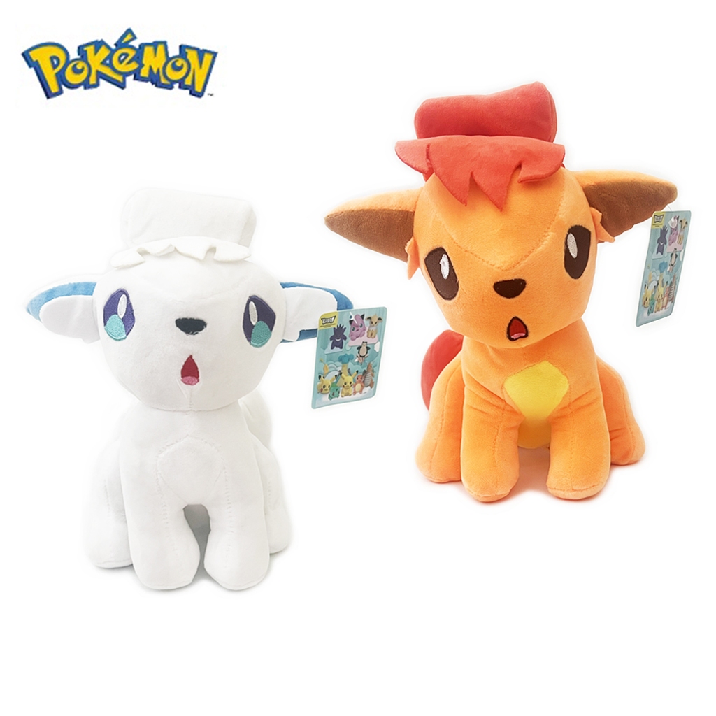ตุ๊กตา โปเกม่อน อโลล่าโรคอน & โรคอน ของญี่ปุ่นแท้ / Alolan Vulpix & Vulpix / Pokemon 9 นิ้ว