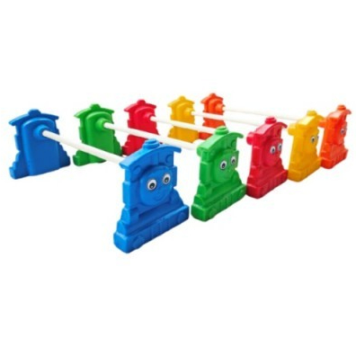 รั้วข้ามฝึกกระโดด รั้วข้ามพลาสติก รั้วข้ามรถไฟ สำหรับฝึกกระโดดข้าม