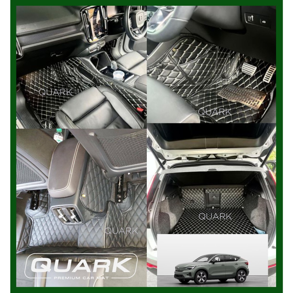 (รับประกัน2ปี) พรม6D VOLVO C40 แท้ รุ่นหนา ตรงรุ่น (ฟรีแถม4) QUARKของแท้