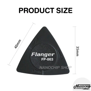 ปิ๊กกีตาร์ Flanger FP-003 ทรงสามเหลี่ยม กันลื่น มี3ขนาดในตัวเดียว 1.0 / 0.75 / 0.5 มม. ปิ๊ก3in1 สําหรับกีตาร์ เบส