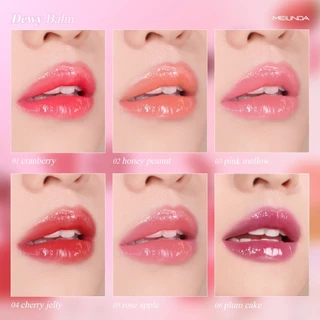 MEILINDA DEWY BALM เมลินดา บาล์มฉ่ำผิวกระจก ( มีให้เลือก 6 สี ) #MC5097 Sale Sale หมดอายุเดือน 10