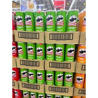 (ยกลัง12กระป๋อง) Pringles พริงเกิลล์มันฝรั่งทอดกรอบ 97-102กรัม (มีหลายรสชาติ)