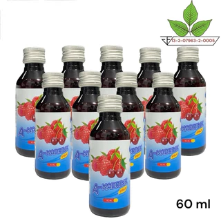 รวมแบรนด์น้ำหวานเข้มข้น แพ็ค10ขวดขนาด60ml