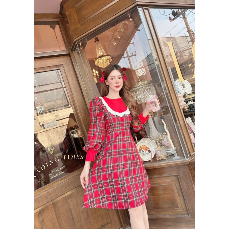 เดรสลายก้อตแดง คอระบาย BRT