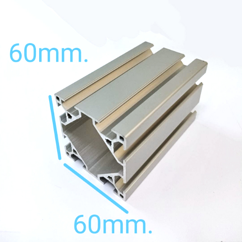 อลูมิเนียมโปรไฟล์ T60 x 60 , Aluminium Profile T60 x 60